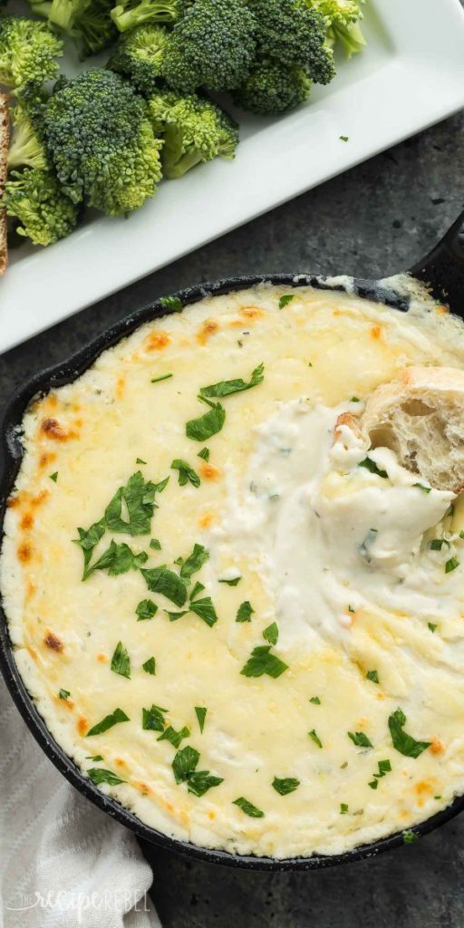 Cheesy Chicken Alfredo Dip by The Recipe Rebel