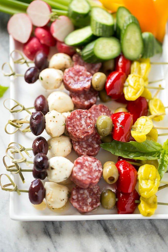 Antipasto Skewers by Dinner At The Zoo