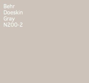 Behr Doeskin Gray - Rosewood and Grace
