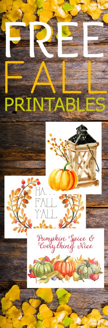 Free Fall Printables To Celebrate The Season - Rosewood and Grace