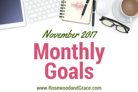 Come check out the November 2017 goals I have set for myself and my blog and get inspired to set some monthly goals for yourself! 