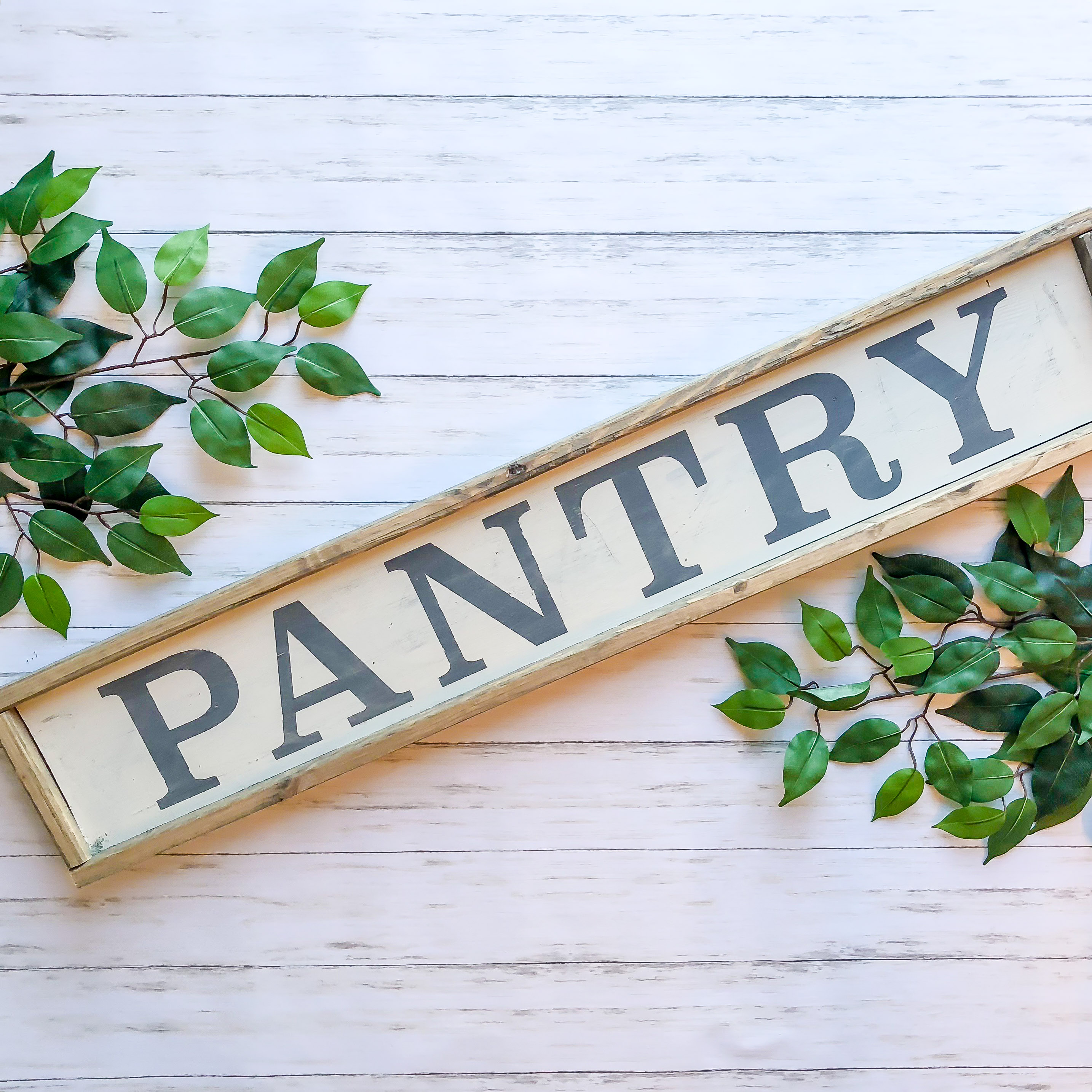 Handmade Distressed Pantry Sign Rosewood And Grace